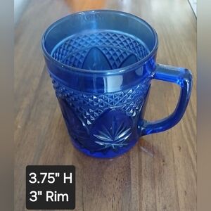 Antique Sapphire Blue Mug